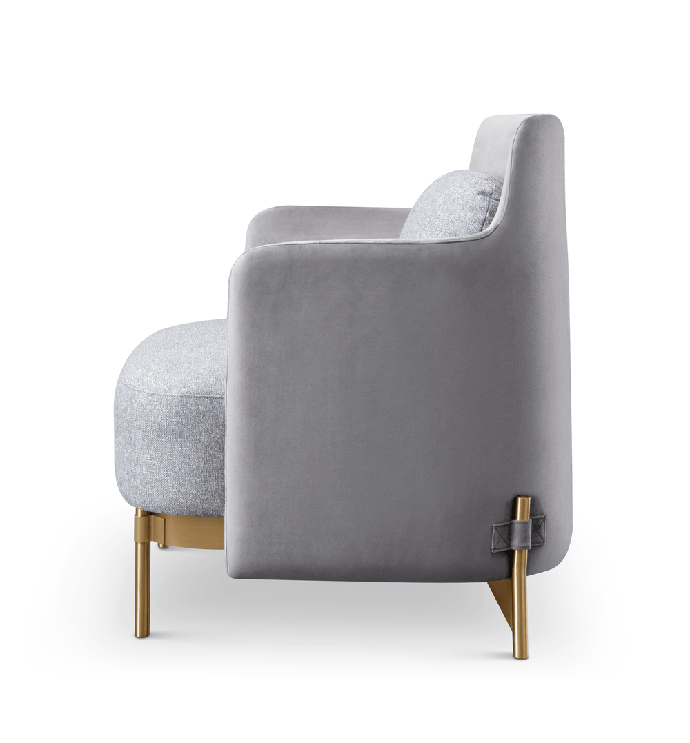 Gemma Lounge Chair - Grey - XShowhome Limited - Tommy Franks