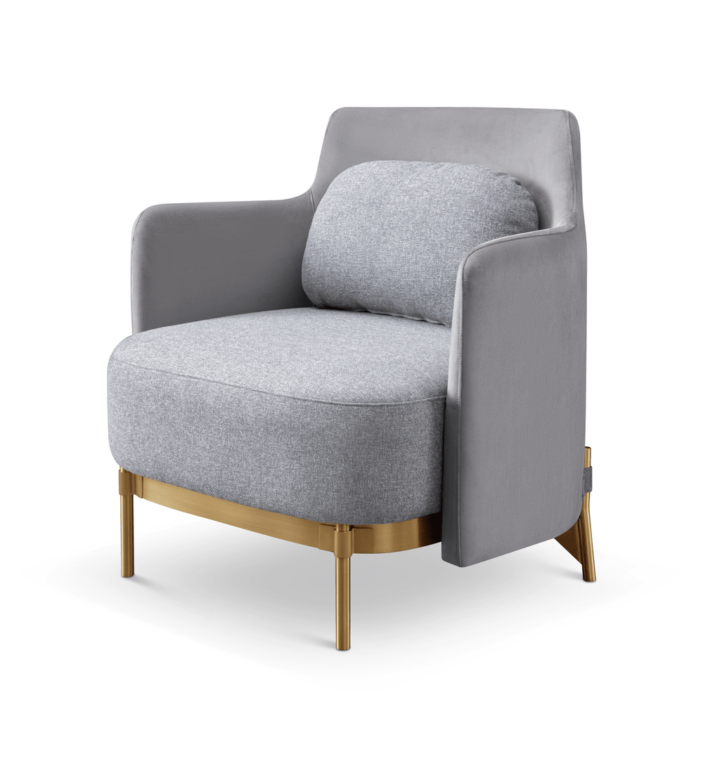 Gemma Lounge Chair - Grey - XShowhome Limited - Tommy Franks