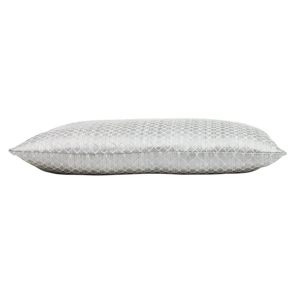 Gemstone 40x60 Feather Filled Cushion Chrome - Canwell Interiors Limited - Riva