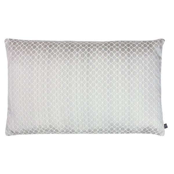 Gemstone 40x60 Feather Filled Cushion Chrome - Canwell Interiors Limited - Riva