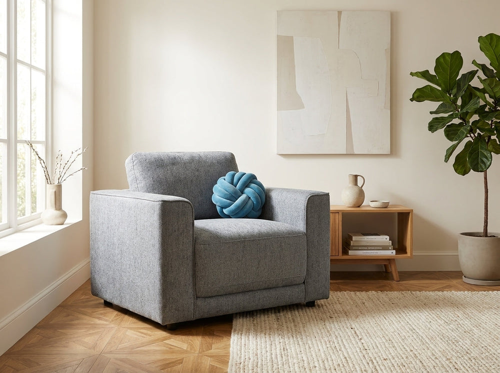 Marlow Sofa Grey Armchair - Xshowhome