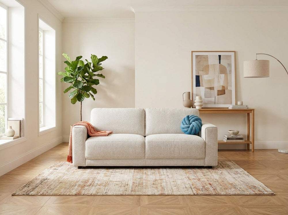 Marlow Sofa Beige 3 Seater - Xshowhome