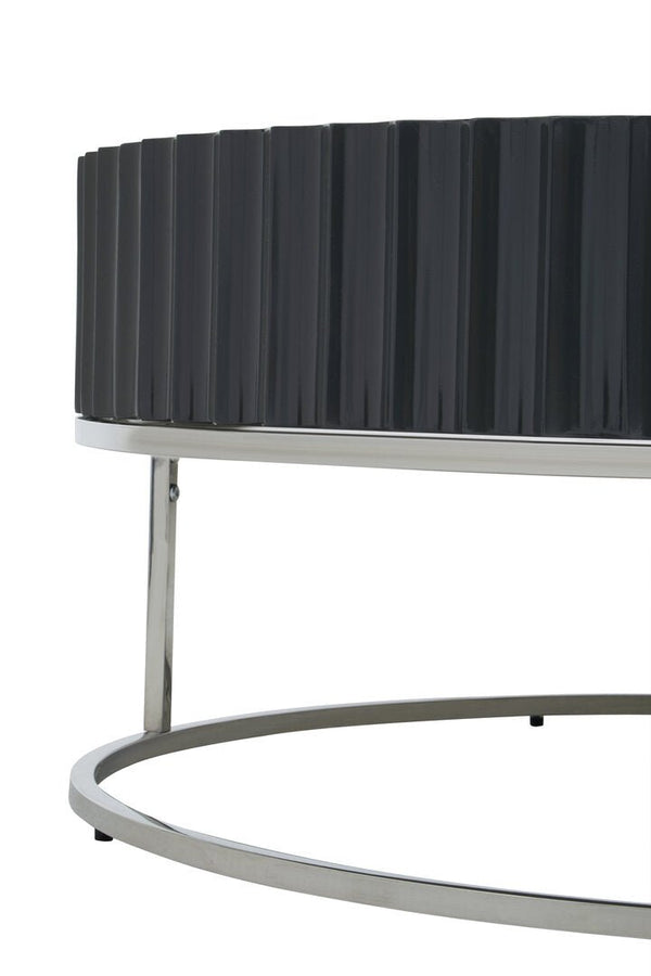 Genoa Grey Gloss Finish Coffee Table - Canwell Interiors Limited - Xshowhome