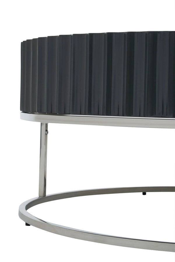Genoa Grey Gloss Finish Coffee Table - XShowhome Limited - Xshowhome