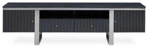 Genoa Grey Gloss Finish Media Unit - XShowhome Limited - Xshowhome