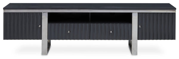 Genoa Grey Gloss Finish Media Unit - XShowhome Limited - Xshowhome