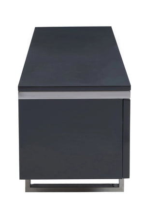 Genoa Grey Gloss Finish Media Unit - XShowhome Limited - Xshowhome