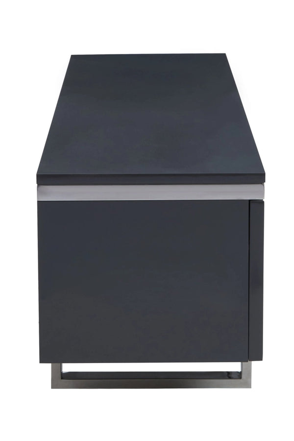 Genoa Grey Gloss Finish Media Unit - XShowhome Limited - Xshowhome