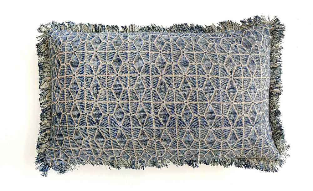 Malini Ravi Indigo Cushion - Canwell Interiors Limited - Malini