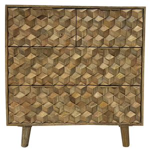 Geometric 2+2 Drawer Chest of Drawers - XShowhome Limited - Jaipur