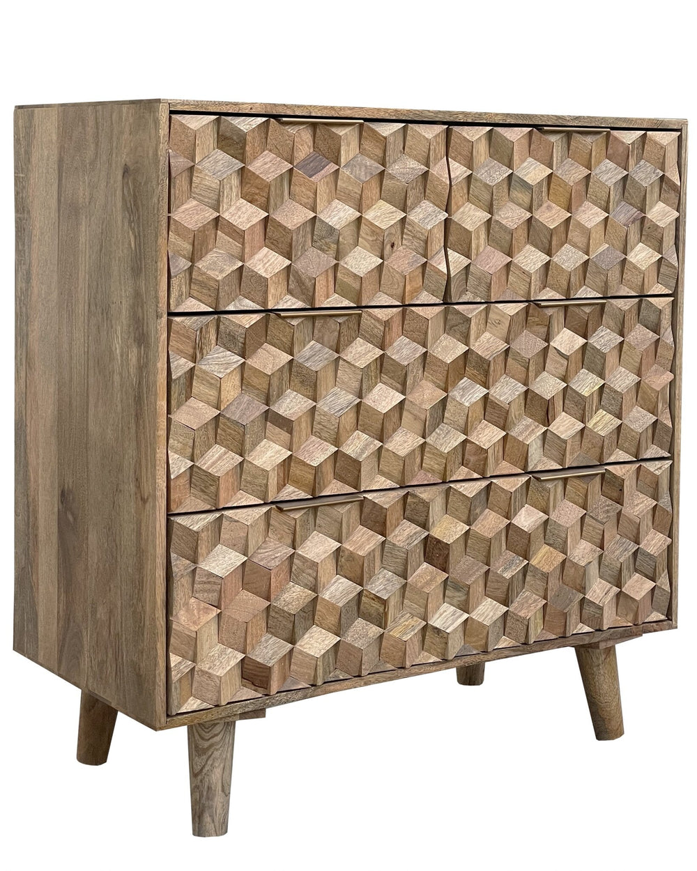 Geometric 2+2 Drawer Chest of Drawers - XShowhome Limited - Jaipur