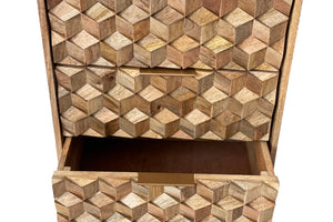 Geometric 5 Drawer Tall Chest - XShowhome Limited - Jaipur
