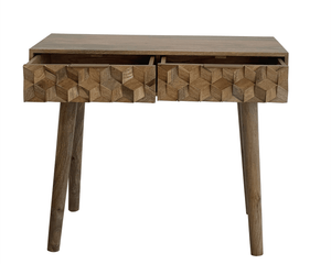Geometric Console Table 2 Drawer - XShowhome Limited - Jaipur