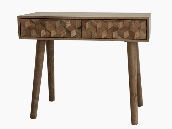 Geometric Console Table 2 Drawer - XShowhome Limited - Jaipur