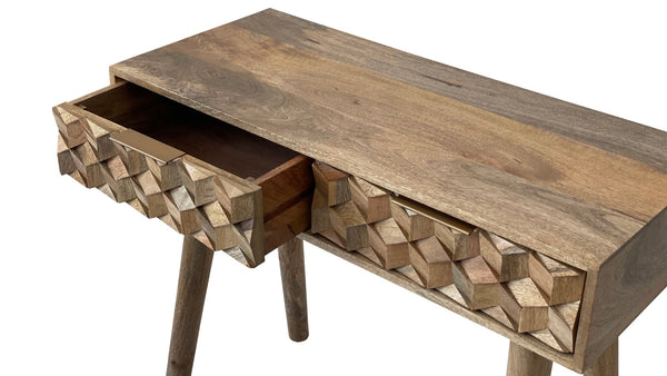 Geometric Console Table 2 Drawer - XShowhome Limited - Jaipur