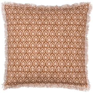 Georgi 50x50 Feather Filled Cushion Pecan - Canwell Interiors Limited - Riva