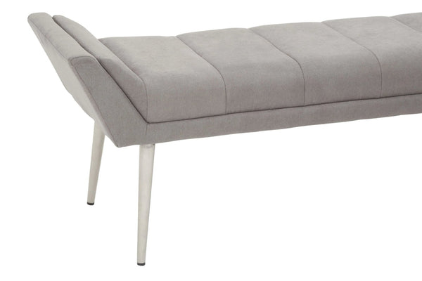 Gilden Grey Bench With Angular Base - XShowhome Limited - Xshowhome