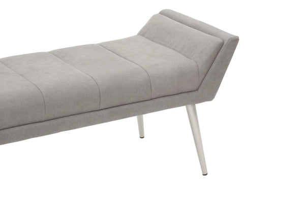 Gilden Grey Bench With Angular Base - XShowhome Limited - Xshowhome