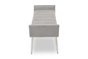 Gilden Grey Bench With Angular Base - XShowhome Limited - Xshowhome