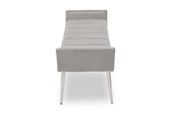 Gilden Grey Bench With Angular Base - XShowhome Limited - Xshowhome