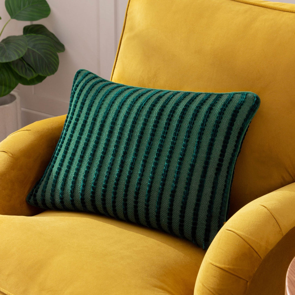Giyla 35x50 Feather Filled Cushion Teal - Canwell Interiors Limited - Riva