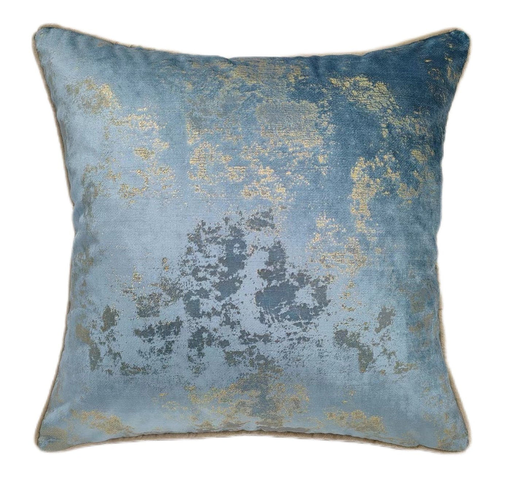 Gold Flecks on Blue Paul moneypenny43x43 - Canwell Interiors Limited - Malini