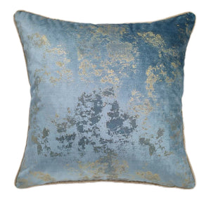Gold Flecks on Blue Paul moneypenny43x43 - Canwell Interiors Limited - Malini