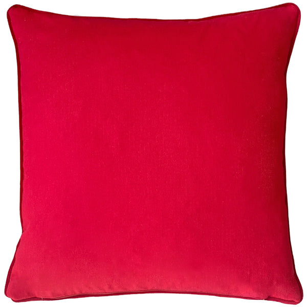 Goosie Velvet Chenille 43x43 Feather Filled Cushion Multi - Canwell Interiors Limited - Riva