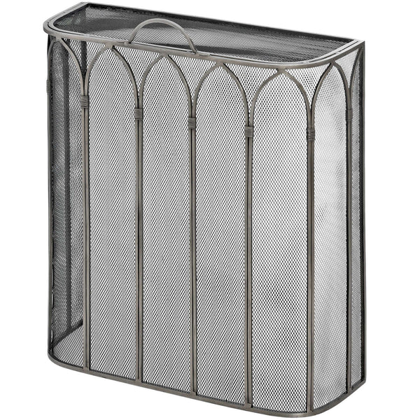 Gothic Antique Pewter Firescreen - Canwell Interiors Limited - Hills