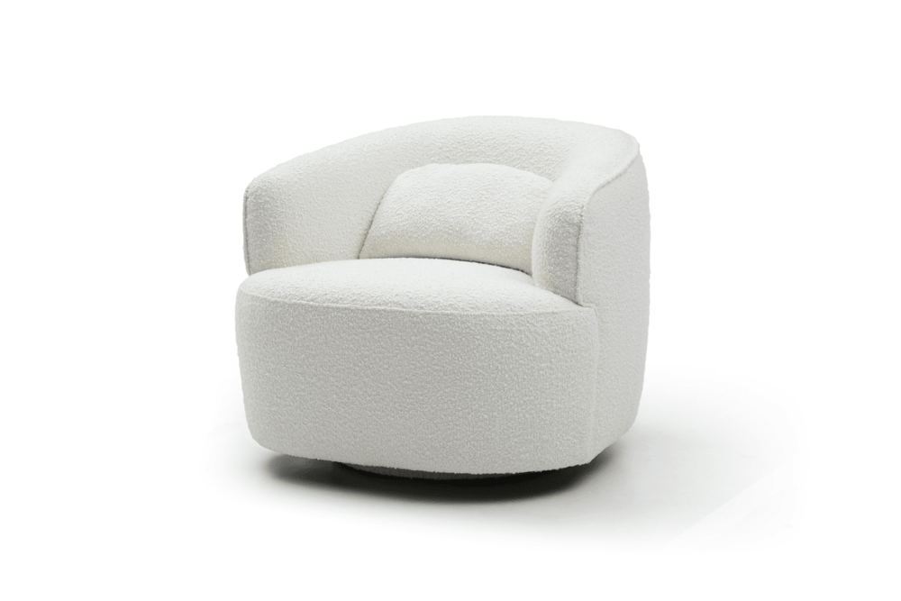 Grace Swivel Chair - Polar Bouclé - XShowhome Limited - Tommy Franks