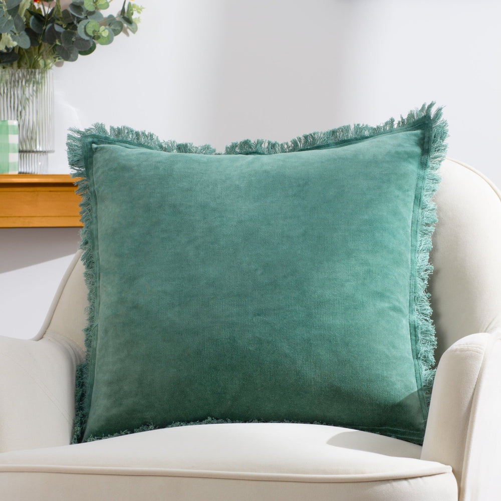 Gracie 45x45 Feather Filled Cushion Teal - Canwell Interiors Limited - Riva