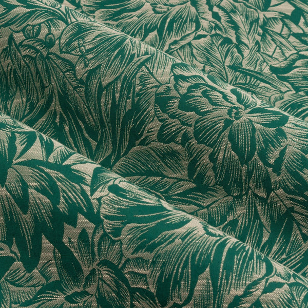 Grantley 117x137 Eyelet Curtains Emerald - Canwell Interiors Limited - Riva