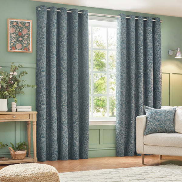 Grantley 117x182 Eyelet Curtains Wedgewood - Canwell Interiors Limited - Riva