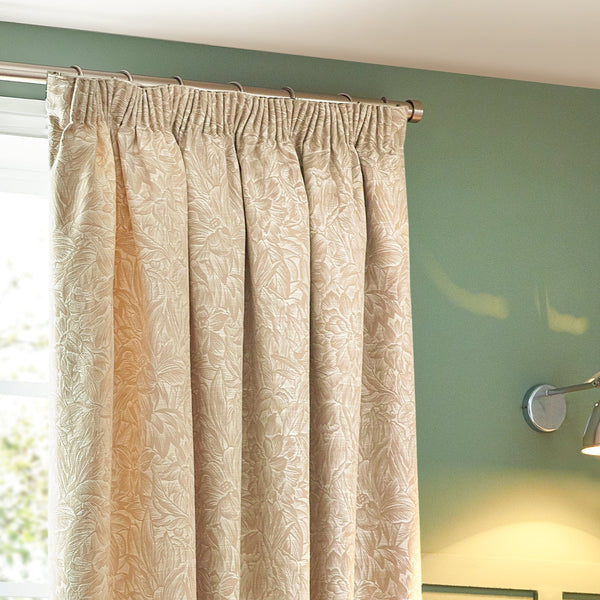 Grantley 117x182 Pencil Pleat Curtains Natural - Canwell Interiors Limited - Riva