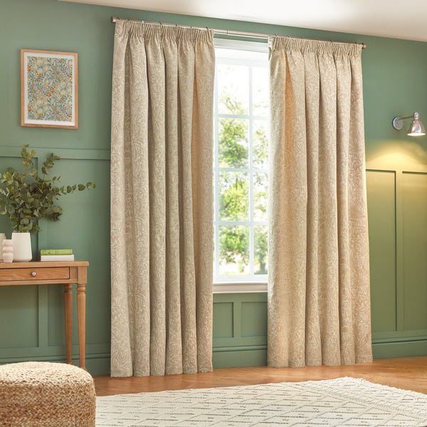 Grantley 117x182 Pencil Pleat Curtains Natural - Canwell Interiors Limited - Riva