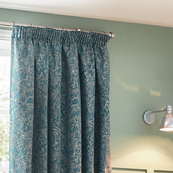 Grantley 167x137 Pencil Pleat Curtains Wedgewood - Canwell Interiors Limited - Riva