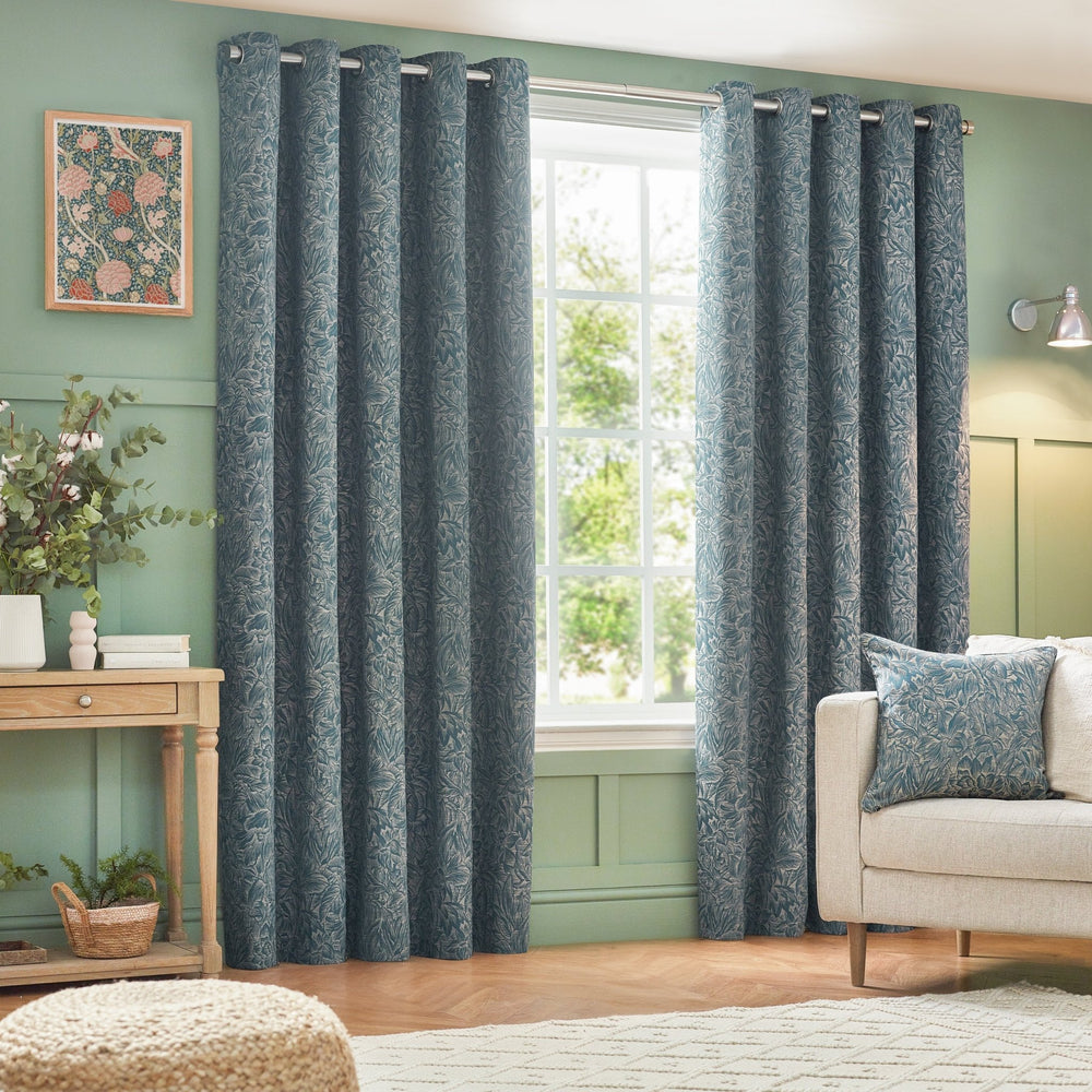 Grantley 167x228 Eyelet Curtains Wedgewood - Canwell Interiors Limited - Riva