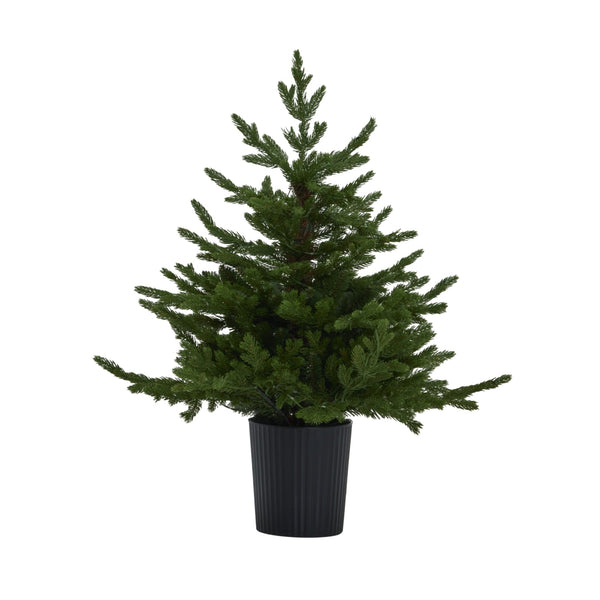 Green Forest Fir Pre - Lit LED 300L Christmas Tree in Pot - XShowhome Limited - Hills