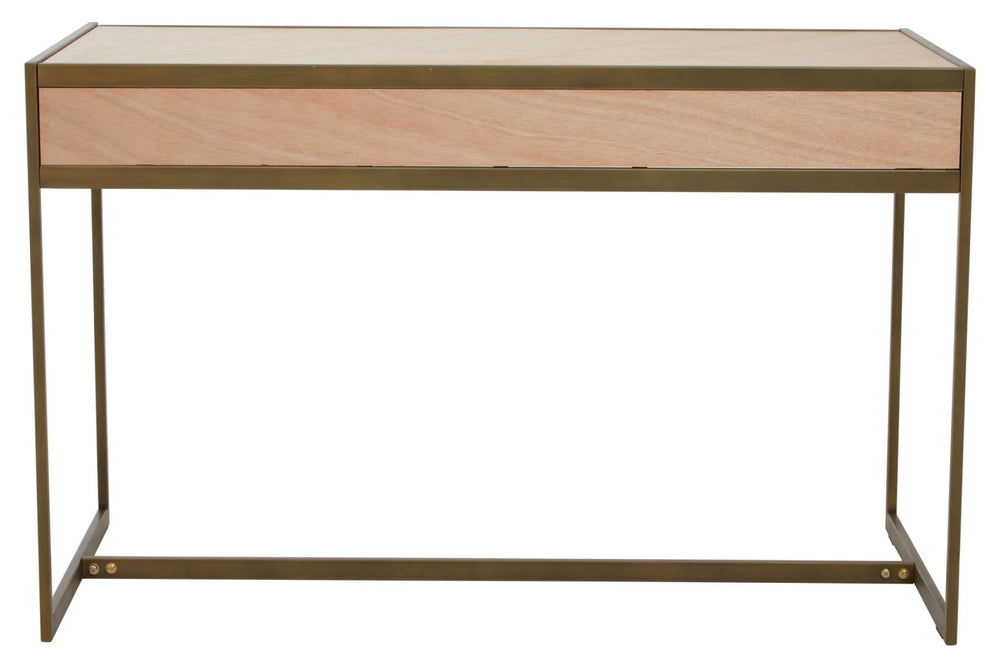 Grenoble Oak Veneer 2 Drawer Desk - XShowhome Limited - Xshowhome