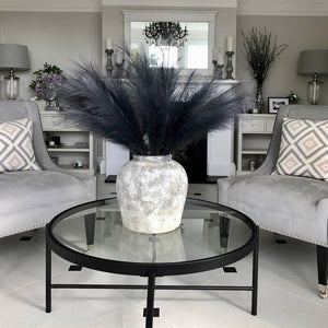 Grey Large Faux Pampas Grass Stem - Canwell Interiors Limited - Hills