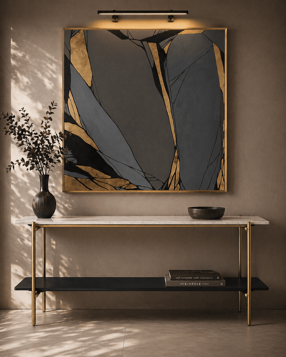 Grey Spectrum Painting - XShowhome Limited - Tommy Franks