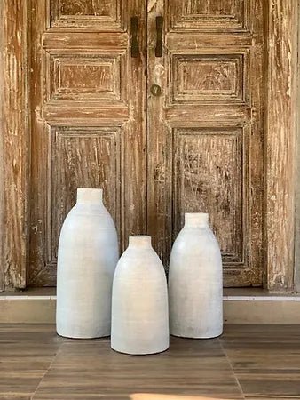 Greywash Milk Urn - Canwell Interiors Limited - Wilde Java