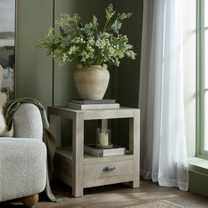 Haldon Collection 1 Drawer Side Table With Shelf - Canwell Interiors Limited - Hills
