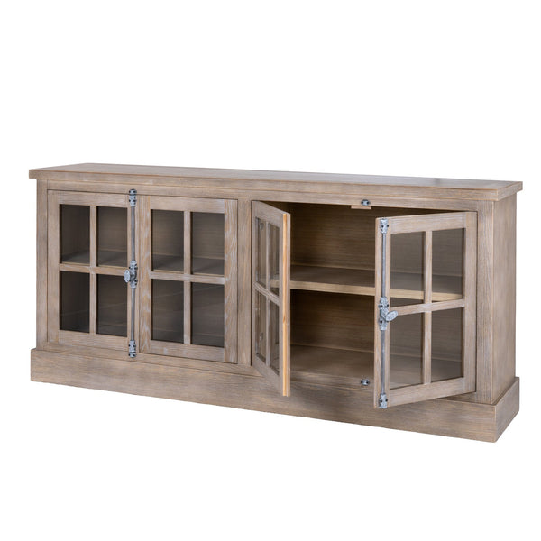 Haldon Collection 4 Door Glazed Sideboard - XShowhome Limited - Hills