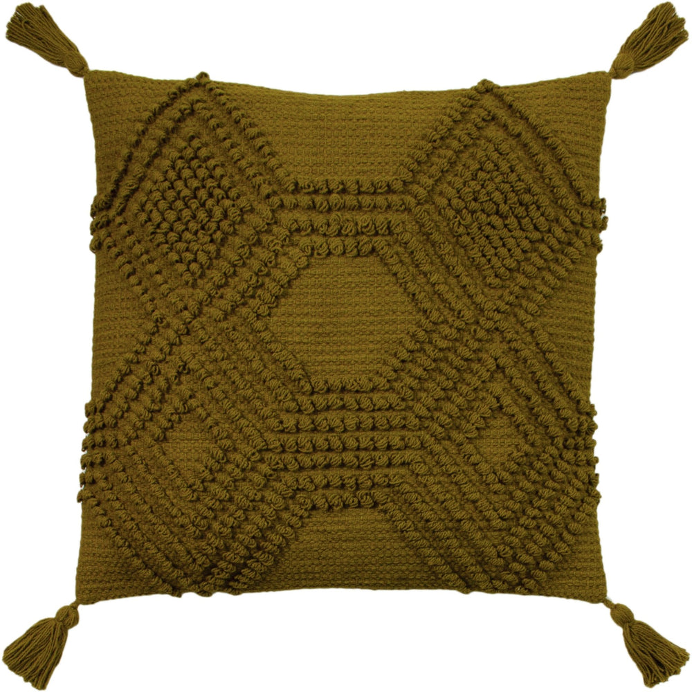 Halmo 45x45 Feather Filled Cushion Moss - Canwell Interiors Limited - Riva