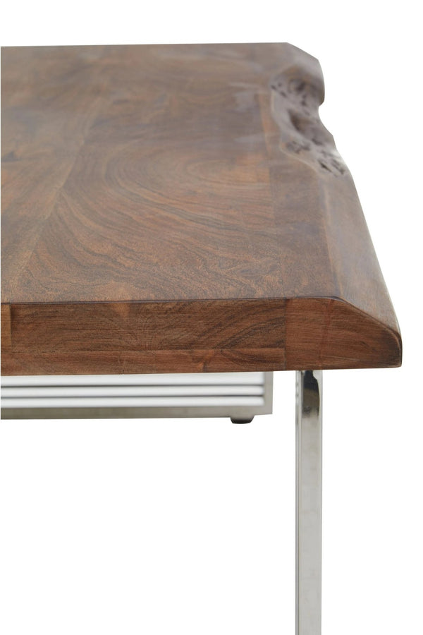 Hampstead Natural And Silver Coffee Table - XShowhome Limited - Xshowhome