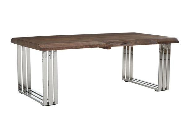Hampstead Natural And Silver Coffee Table - XShowhome Limited - Xshowhome
