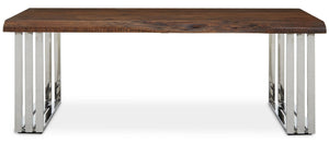 Hampstead Natural And Silver Coffee Table - XShowhome Limited - Xshowhome