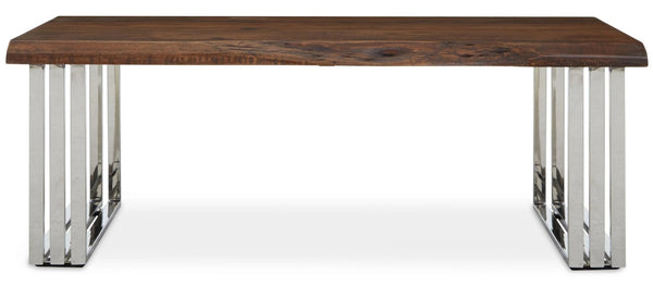 Hampstead Natural And Silver Coffee Table - XShowhome Limited - Xshowhome