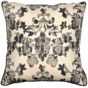 Hand Printed Ikat on Linen 50x50 - Canwell Interiors Limited - Malini